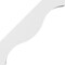 Ekena Millwork 3 1/2-in. W x 32-in. D x 32-in. H Funston Architectural Grade PVC Knee Brace BRCP035X32X32FST - alternate 2